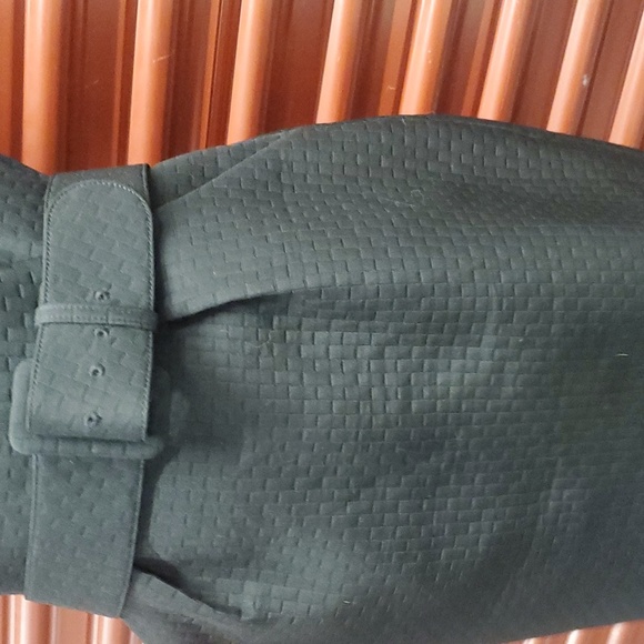 Unger Jet Black Cocktail Dress & Jacket Crop Blazer Size 10 - Picture 10 of 16